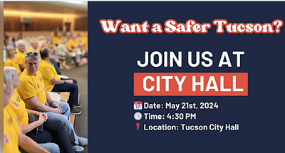 Join TCFC and OUR AMERICA at Mayor and Council Meeting, Tuesday (May 21) starting at 4:30 pm