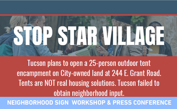 Grassroots neighbors & TCFC, STOP STAR VILLAGE, Press Conference, Sept 15 @Brother Johns, 5:30pm, free food